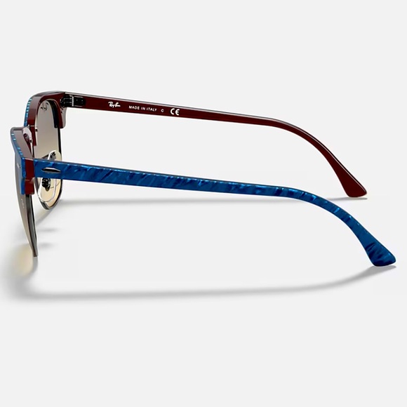 STUNNING Ray-Ban RB 3016 CLUBMASTER Blue Frame Grey Gradient Lenses UNISEX - Picture 5 of 16